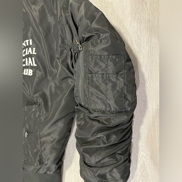 2016 Anti Social Social Club Bomber jacket SIZE SMALL VERY RARE SIZE - Picture 2 of 3